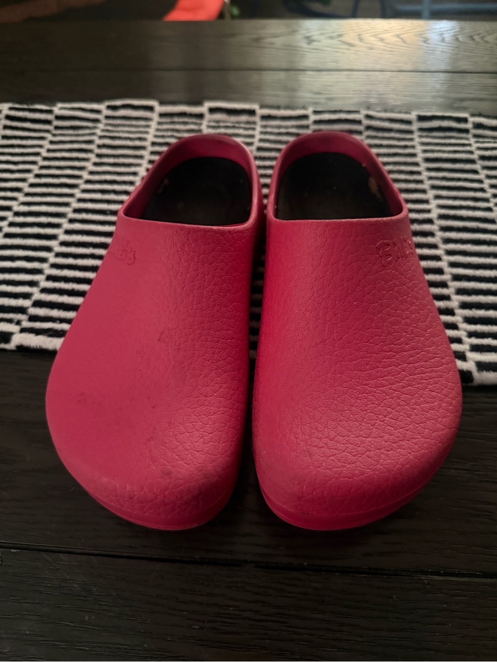Birkenstock Super-Birki clogs in the vibrant Raspberry Sorbet size 8